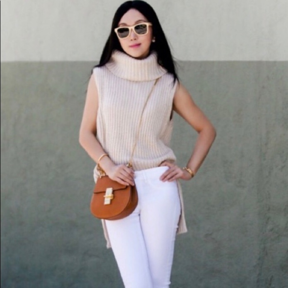 Topshop Cowl neck sleeveless sweater